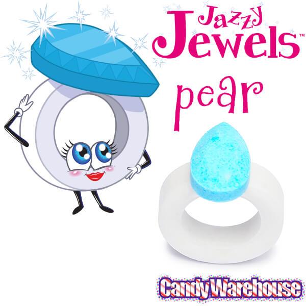 Jazzy Jewels Candy Rings: 30-Piece Bag - Candy Warehouse