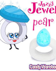 Jazzy Jewels Candy Rings: 30-Piece Jar - Candy Warehouse