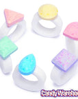 Jazzy Jewels Candy Rings: 30-Piece Jar - Candy Warehouse