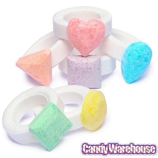 Jazzy Jewels Candy Rings: 30-Piece Jar - Candy Warehouse