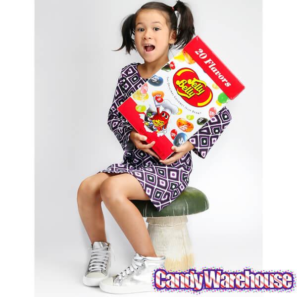 Jelly Belly 20 Flavors Jelly Beans Candy Packs: 75-Piece Jumbo Box - Candy Warehouse