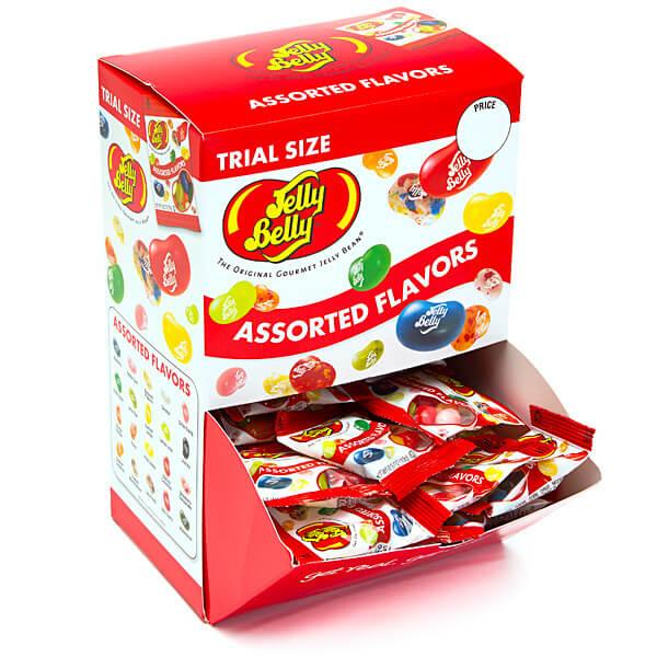 Jelly Belly Assorted Flavors Jelly Beans Mini Packets: 80-Piece Box ...