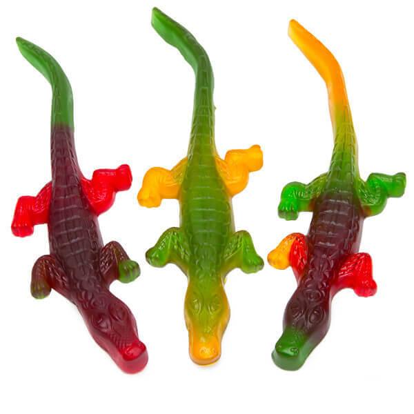 Jelly Belly Big Gummy Alligators Candy Packs: 12-Piece Display - Candy Warehouse