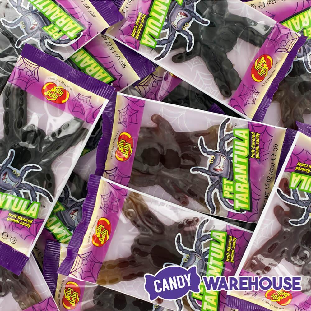 Jelly Belly Big Gummy Tarantula Spiders Candy Packs: 24-Piece Box - Candy Warehouse