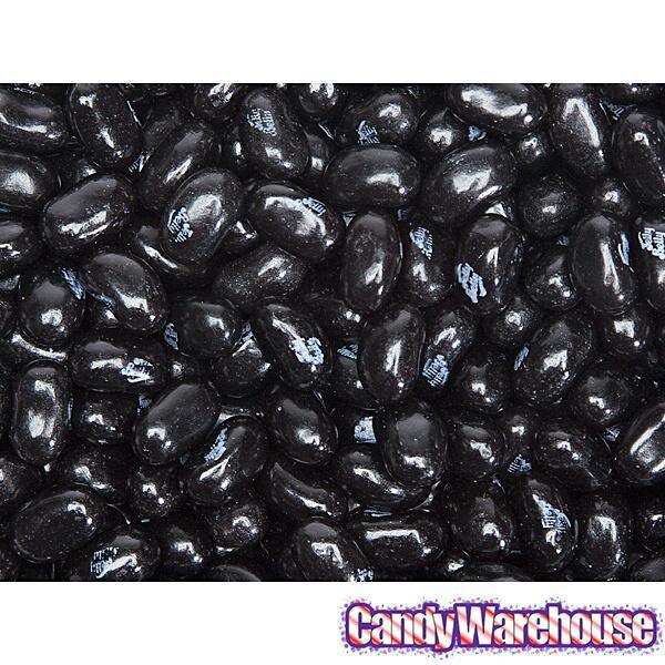 Jelly Belly Black Licorice Jelly Beans: 7.5-Ounce Bag - Candy Warehouse