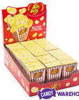 Jelly Belly Buttered Popcorn Jelly Beans Boxes: 24-Piece Display - Candy Warehouse