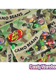 Jelly Belly Camo Jelly Beans 3.5-Ounce Bags - Green: 12-Piece Display - Candy Warehouse