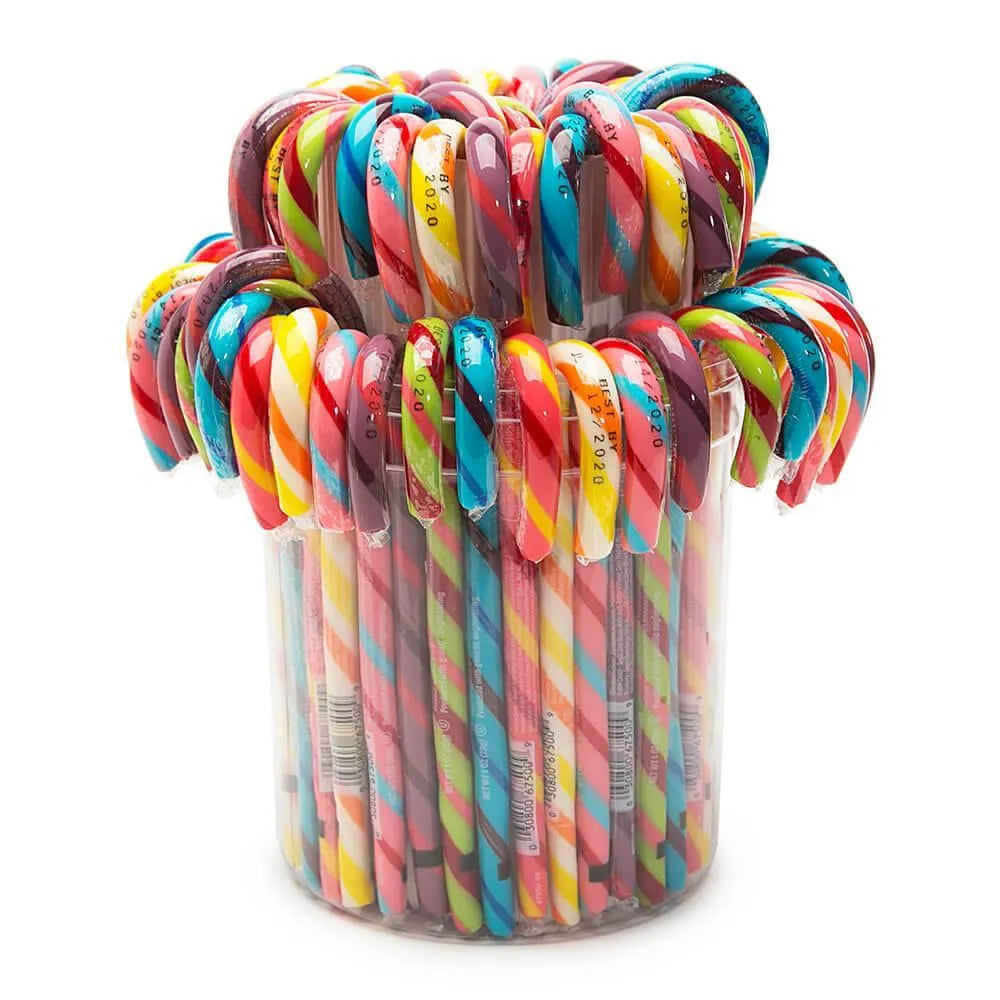 Jelly Belly Candy Canes - Assorted: 80-Piece Bucket – Candy Warehouse