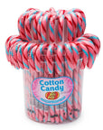 Jelly Belly Candy Canes - Cotton Candy: 80-Piece Bucket - Candy Warehouse