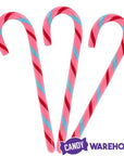 Jelly Belly Candy Canes - Cotton Candy: 80-Piece Bucket - Candy Warehouse