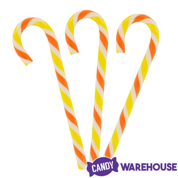 Jelly Belly Candy Canes - Pina Colada: 80-Piece Bucket - Candy Warehouse