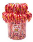 Jelly Belly Candy Canes - Very Cherry: 80-Piece Bucket