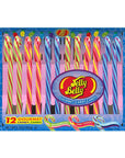 Jelly Belly Candy Canes - Very Cherry, Blueberry, & Watermelon: 12-Piece Box - Candy Warehouse