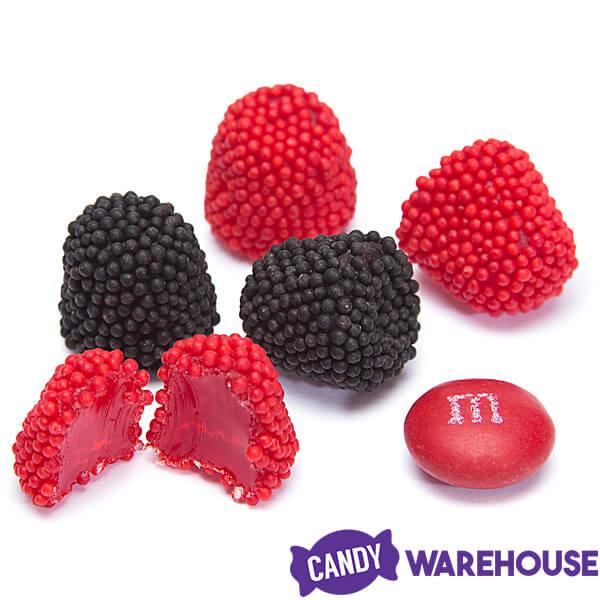 Jelly Belly Candy Raspberries &amp; Blackberries: 6-Ounce Bag - Candy Warehouse