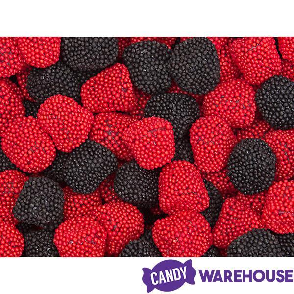 Jelly Belly Candy Raspberries &amp; Blackberries: 6-Ounce Bag - Candy Warehouse