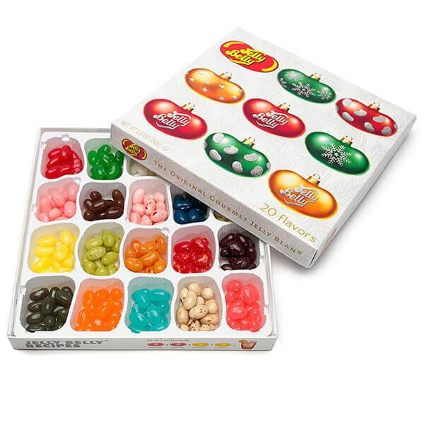 Jelly Belly Christmas 20 Flavors Jelly Beans Sampler: 8.5-Ounce Gift Box - Candy Warehouse