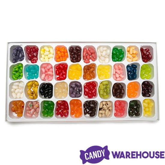 Jelly Belly Christmas 40 Flavors Jelly Beans Sampler: 17-Ounce Gift Box ...