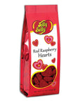 Jelly Belly Red Raspberry Hearts Candy: 5.5-Ounce Bag