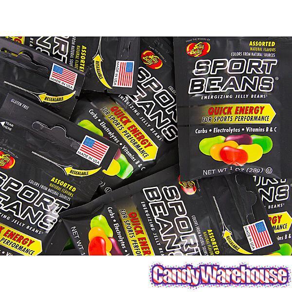 Jelly Belly Sport Beans 1-Ounce Candy Packs - Assorted: 24-Piece Box