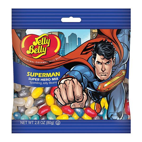 Jelly Belly Superheroes Jelly Beans 2.8-Ounce Bags - Superman: 12-Piec ...