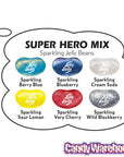 Jelly Belly Superheroes Jelly Beans 2.8-Ounce Bags - Wonder Woman: 12-Piece Display