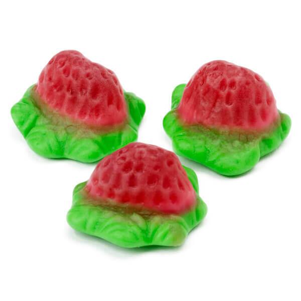 Jelly Filled Gummy Strawberries Candy: 1KG Bag - Candy Warehouse