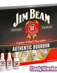 Jim Beam Liquor Filled Chocolate Bottles: 12-Piece Box