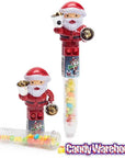 Jolly Jingle Candy Filled Santa Claus Toys: 12-Piece Display