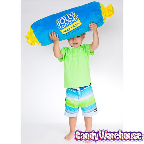 Jolly Rancher Big Plush Candy Pillow - Blue Raspberry - Candy Warehouse