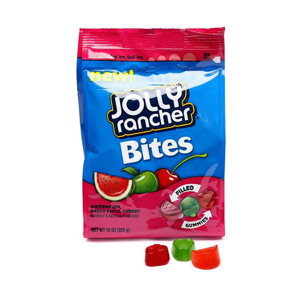 Jolly Rancher Bites - Watermelon, Green Apple and Cherry: 8-Ounce Bag - Candy Warehouse