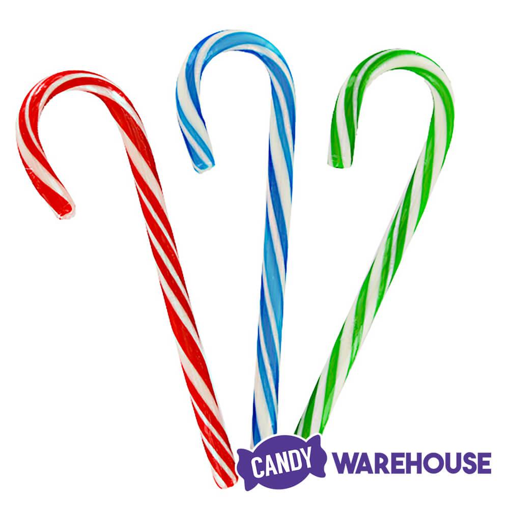 Jolly Rancher Candy Canes: 12-Piece Box - Candy Warehouse