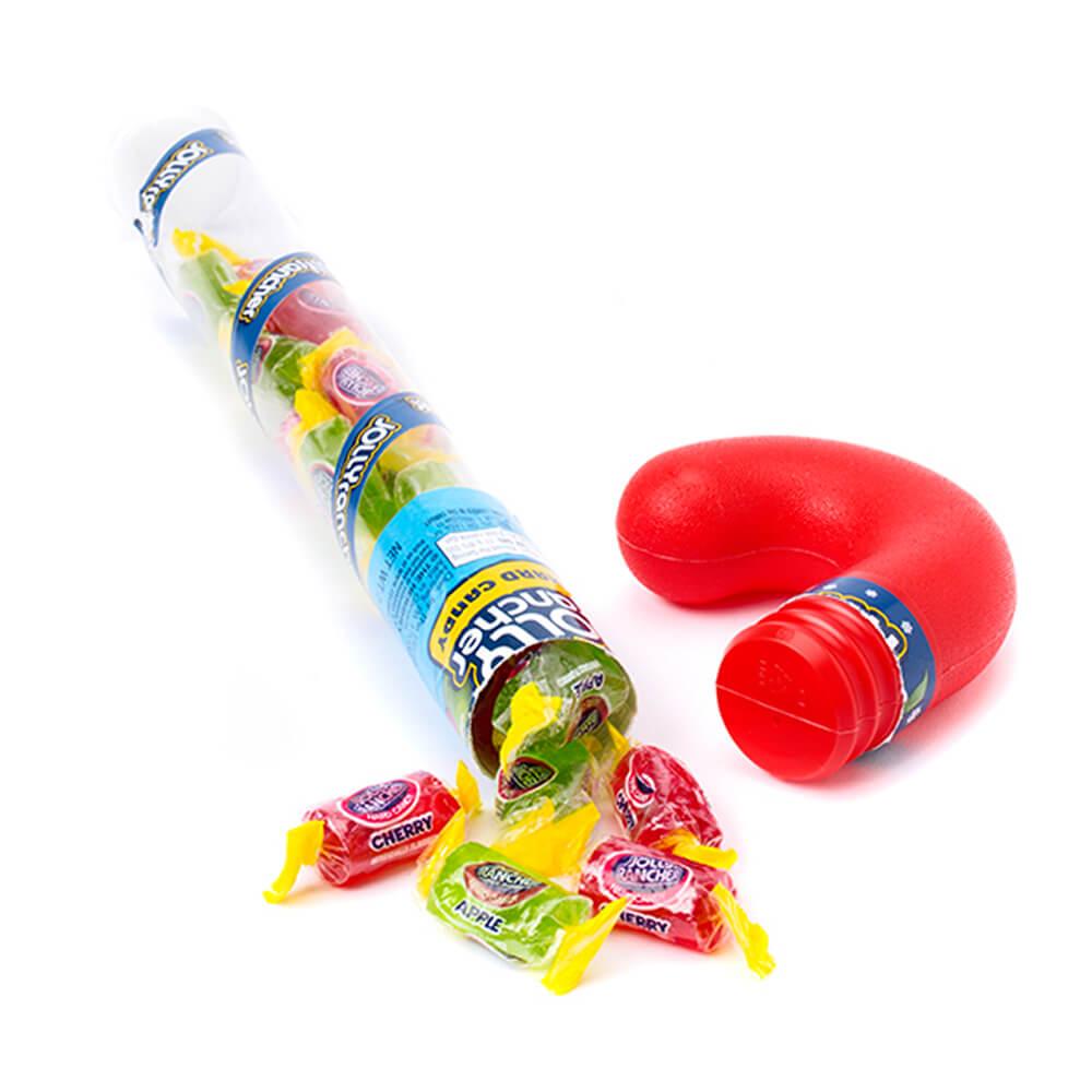 Jolly Rancher Filled Tubular Candy Cane - Candy Warehouse