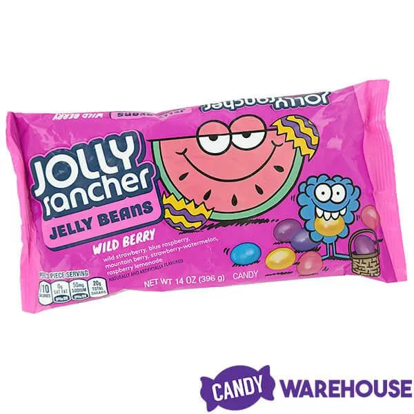 Jolly Rancher Jelly Beans - Wild Berry: 14-Ounce Bag | Candy Warehouse