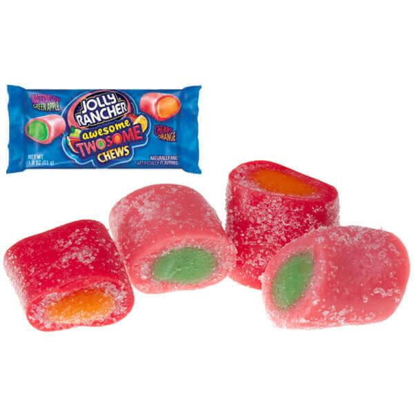 Jolly Rancher Twosome Chews Candy Packs: 18-Piece Box