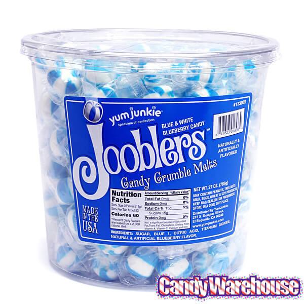 Jooblers Candy Crumble Melts - Blueberry: 160-Piece Tub – Candy Warehouse