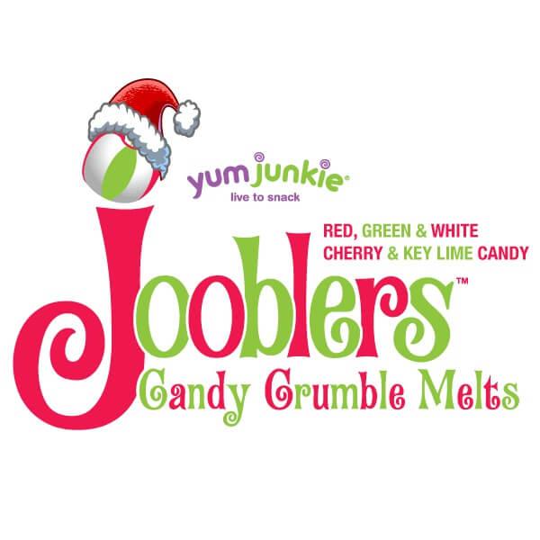 Jooblers Candy Crumble Melts - Christmas: 160-Piece Tub - Candy Warehouse