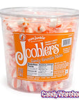 Jooblers Candy Crumble Melts - Orange: 160-Piece Tub - Candy Warehouse