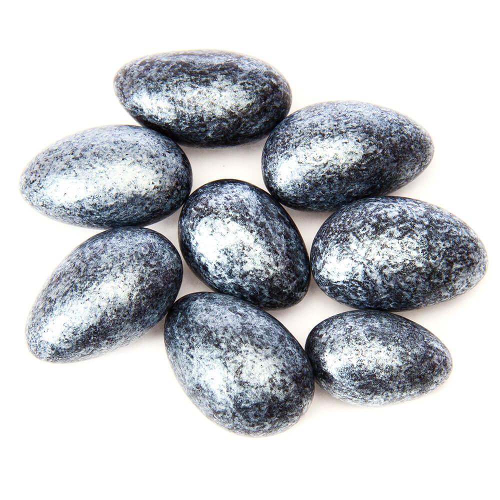 Jordan Almonds - Shimmer Black with Silver: 5LB Bag - Candy Warehouse