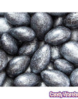 Jordan Almonds - Shimmer Black with Silver: 5LB Bag - Candy Warehouse