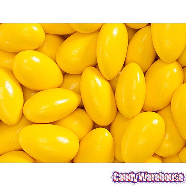 Jordan Almonds - Vibrant Yellow: 5LB Bag - Candy Warehouse