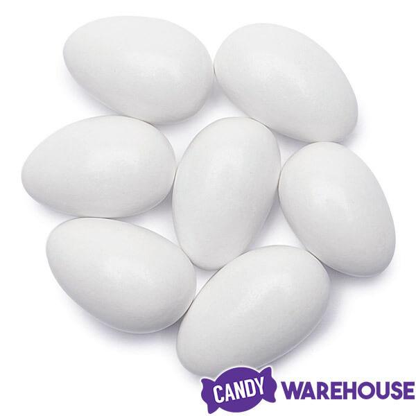 Jordan Almonds - White: 16-Ounce Bag - Candy Warehouse