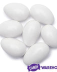 Jordan Almonds - White: 16-Ounce Bag - Candy Warehouse