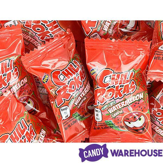 Jovy Chili Rokas Revolcadas Hard Candy Watermelon 65 Piece Bag Candy Warehouse 4553