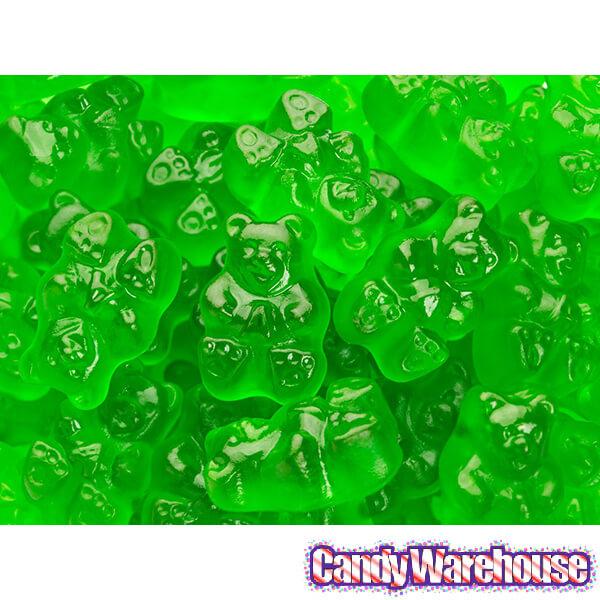 Jovy Green Apple Gummy Bears: 5LB Bag - Candy Warehouse