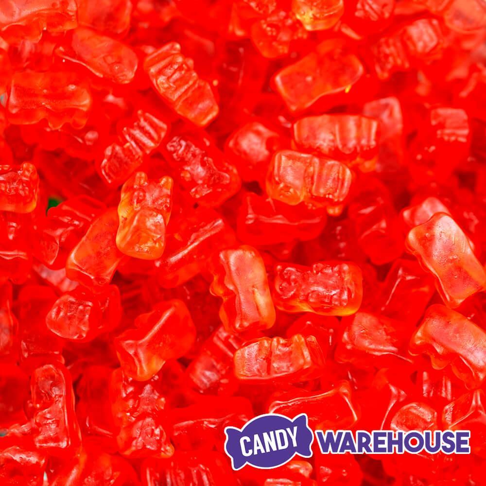 Jovy Pink Strawberry Gummy Bears: 5LB Bag - Candy Warehouse