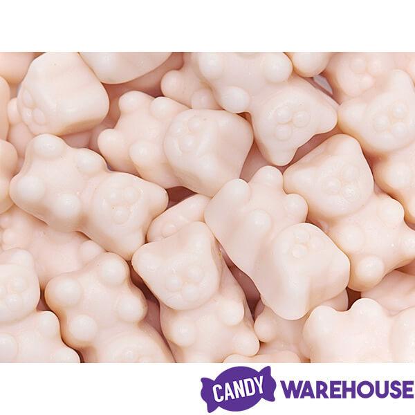 Jovy White Gummy Bears: 5LB Bag - Candy Warehouse