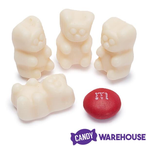 Jovy White Gummy Bears: 5LB Bag - Candy Warehouse