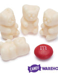 Jovy White Gummy Bears: 5LB Bag - Candy Warehouse