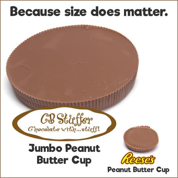 Jumbo 2-Pound Milk Chocolate Peanut Butter Cup - Candy Warehouse