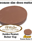 Jumbo 2-Pound Milk Chocolate Peanut Butter Cup - Candy Warehouse